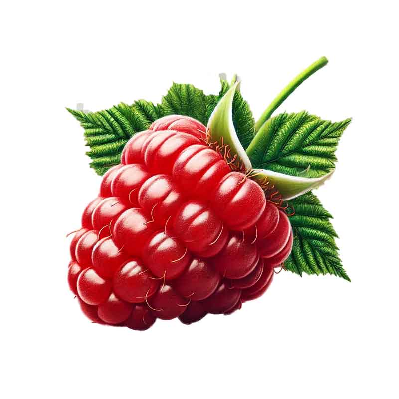 Røde bringebær og bringebærfrø – en naturlig kilde til antioksidanter og ketoner for hjertehelse og metabolisme.